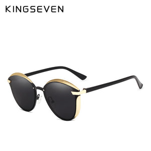 KINGSEVEN Brand Design Cat Eye Sunglasses Women polarized
