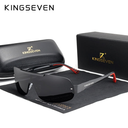 KINGSEVEN Design New Aluminum Men Brand Sunglasses HD Polarized