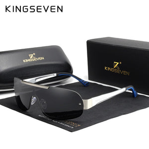 KINGSEVEN Design New Aluminum Men Brand Sunglasses HD Polarized