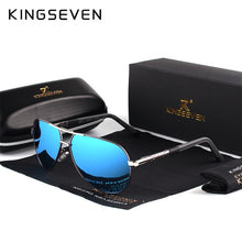 Load image into Gallery viewer, KINGSEVEN Men Vintage Aluminum Polarized