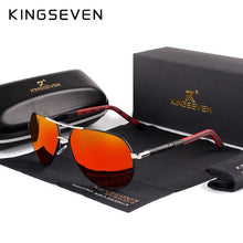 Load image into Gallery viewer, KINGSEVEN Men Vintage Aluminum Polarized