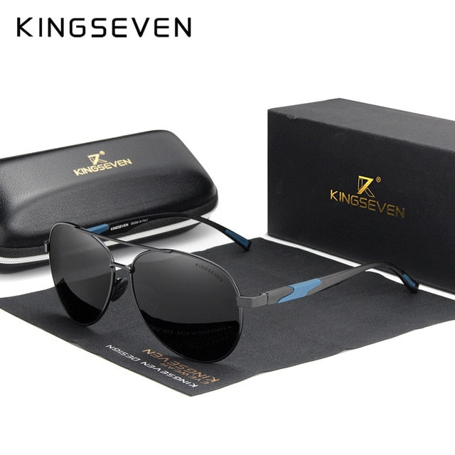 KINGSEVEN Brand Design Aluminum Men's Sunglasses Polarized