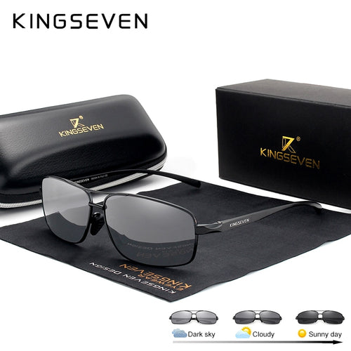 KINGSEVEN New Photochromic Sunglasses Men Polarized
